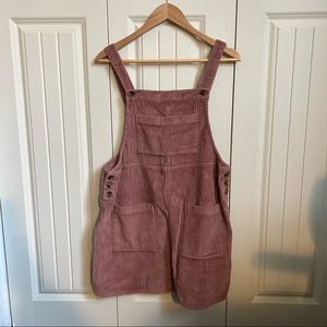 Corduroy Overall Dress